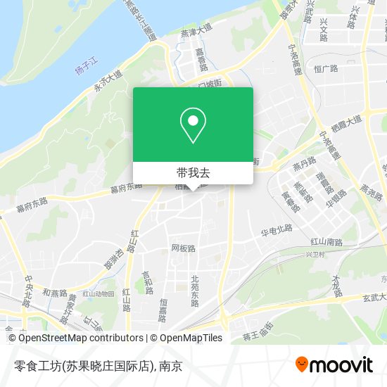 零食工坊(苏果晓庄国际店)地图