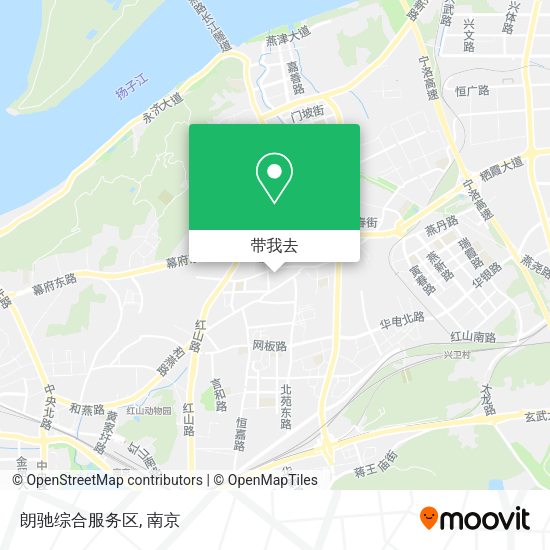 朗驰综合服务区地图