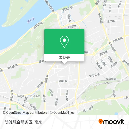 朗驰综合服务区地图