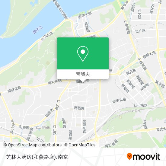 芝林大药房(和燕路店)地图