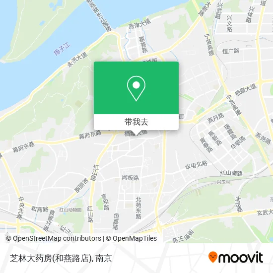 芝林大药房(和燕路店)地图