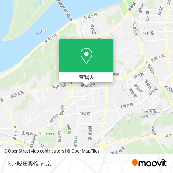 南京晓庄宾馆地图