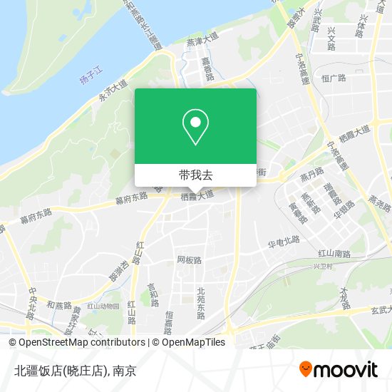 北疆饭店(晓庄店)地图