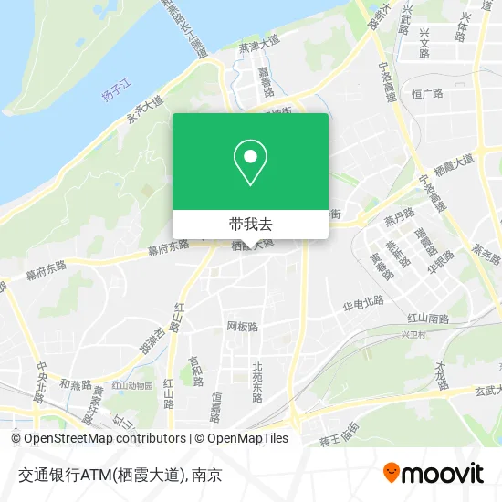 交通银行ATM(栖霞大道)地图