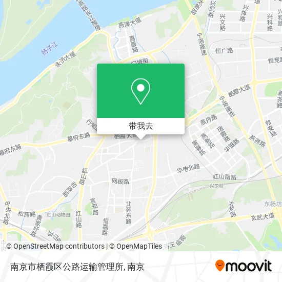 南京市栖霞区公路运输管理所地图