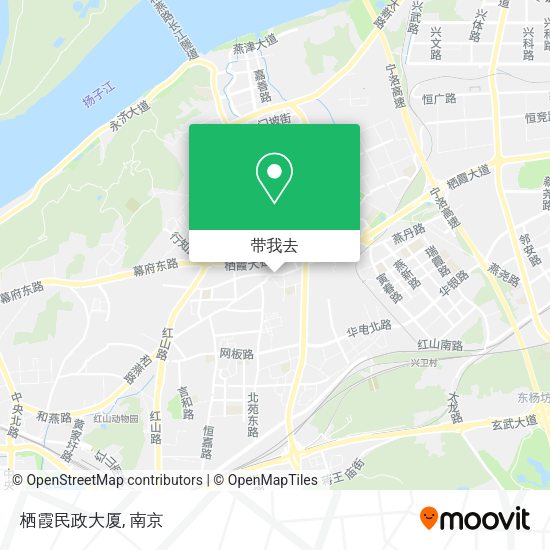栖霞民政大厦地图