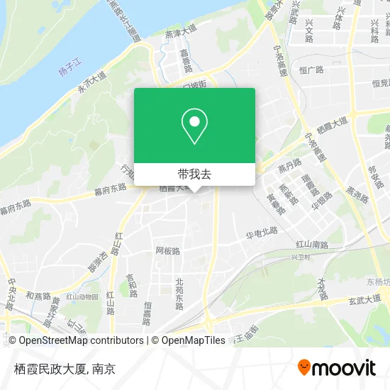 栖霞民政大厦地图