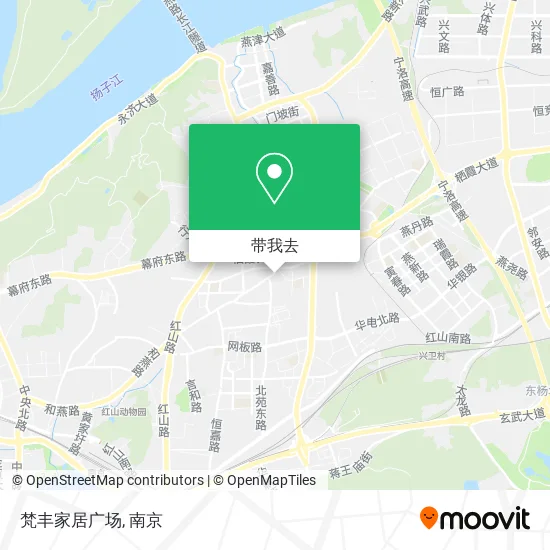 梵丰家居广场地图