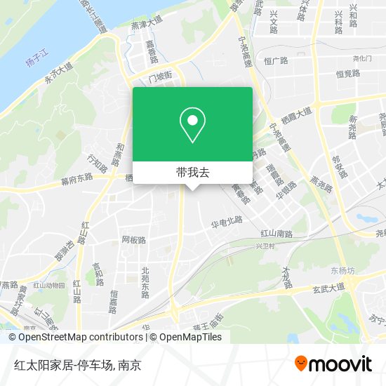 红太阳家居-停车场地图