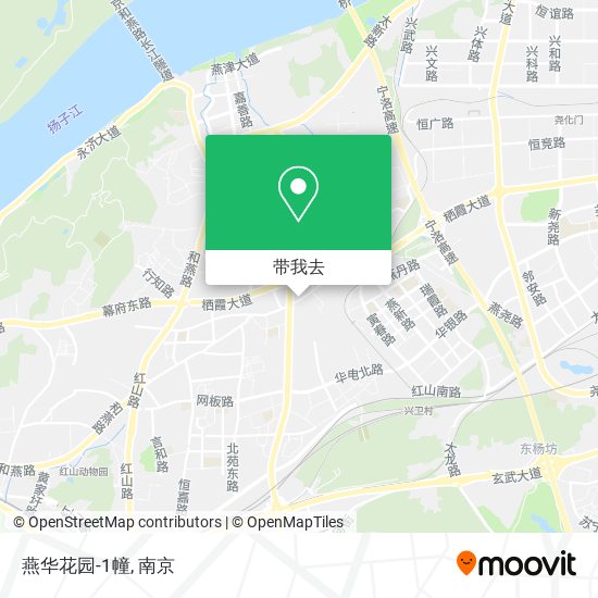 燕华花园-1幢地图