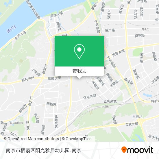 南京市栖霞区阳光雅居幼儿园地图