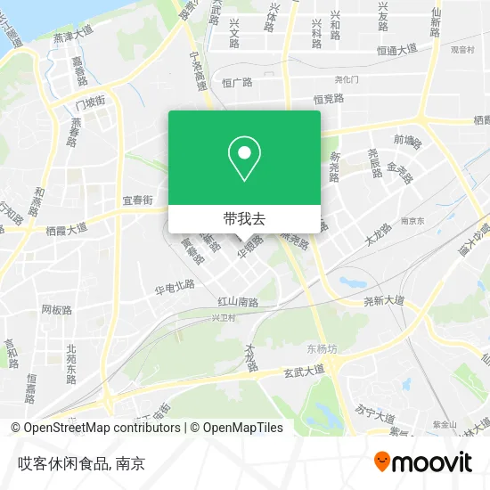 哎客休闲食品地图