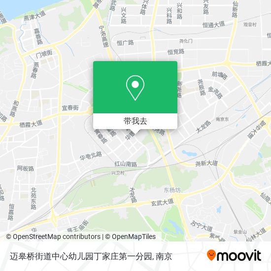 迈皋桥街道中心幼儿园丁家庄第一分园地图