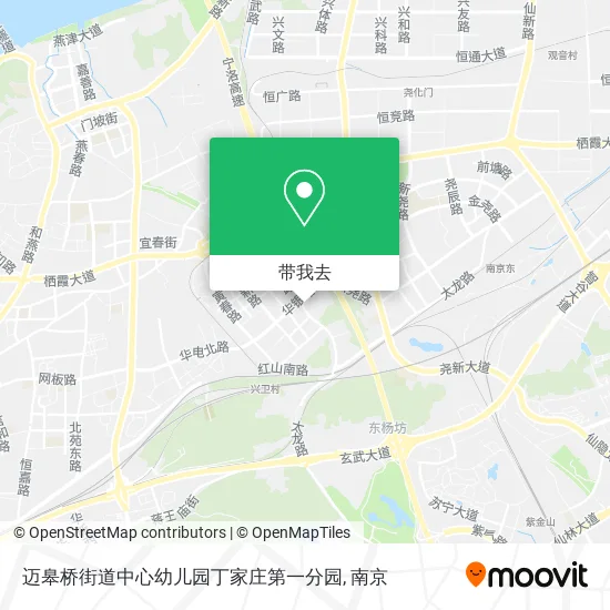 迈皋桥街道中心幼儿园丁家庄第一分园地图