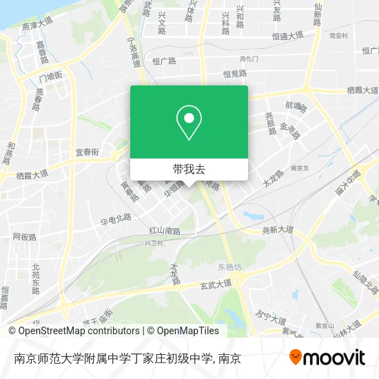 南京师范大学附属中学丁家庄初级中学地图