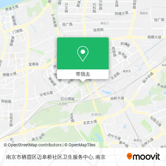 南京市栖霞区迈皋桥社区卫生服务中心地图
