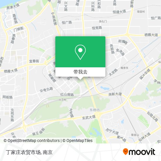 丁家庄农贸市场地图