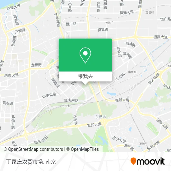 丁家庄农贸市场地图