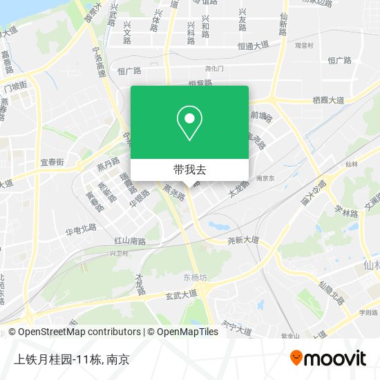 上铁月桂园-11栋地图
