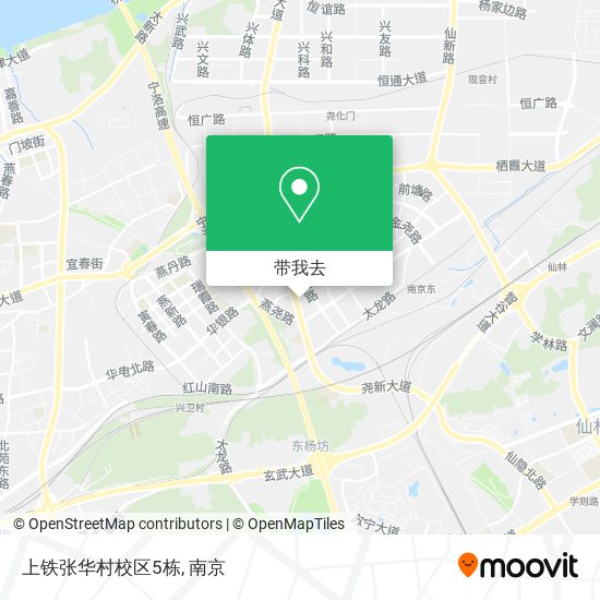 上铁张华村校区5栋地图