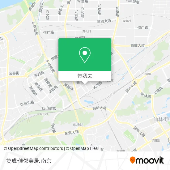 赞成·佳邻美居地图