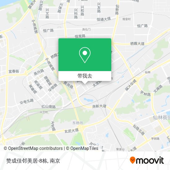 赞成佳邻美居-8栋地图