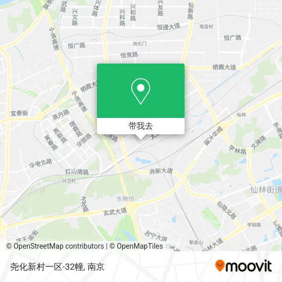 尧化新村一区-32幢地图