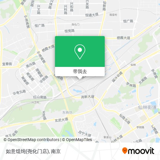 如意馄饨(尧化门店)地图