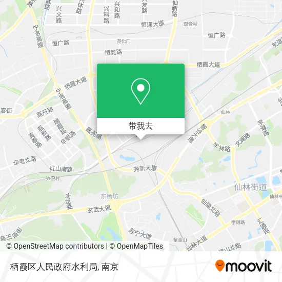 栖霞区人民政府水利局地图