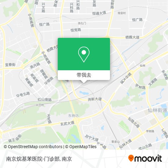 南京烷基苯医院-门诊部地图