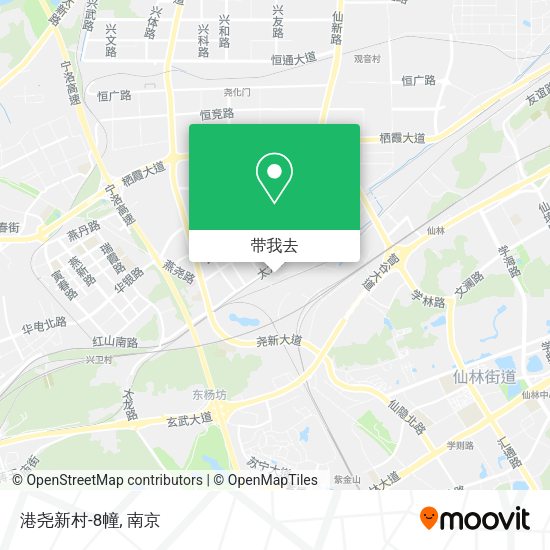 港尧新村-8幢地图