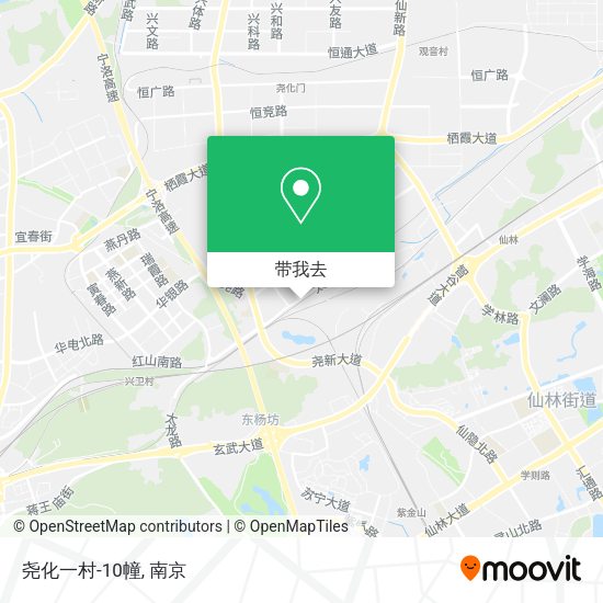 尧化一村-10幢地图