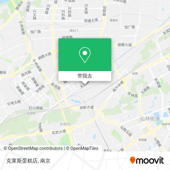 克莱斯蛋糕店地图