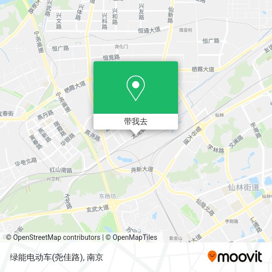 绿能电动车(尧佳路)地图