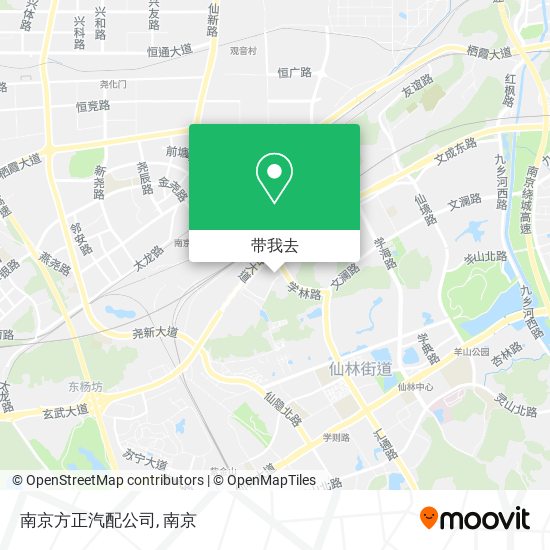 南京方正汽配公司地图