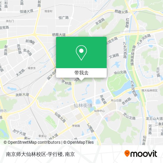 南京师大仙林校区-学行楼地图
