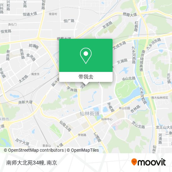 南师大北苑34幢地图