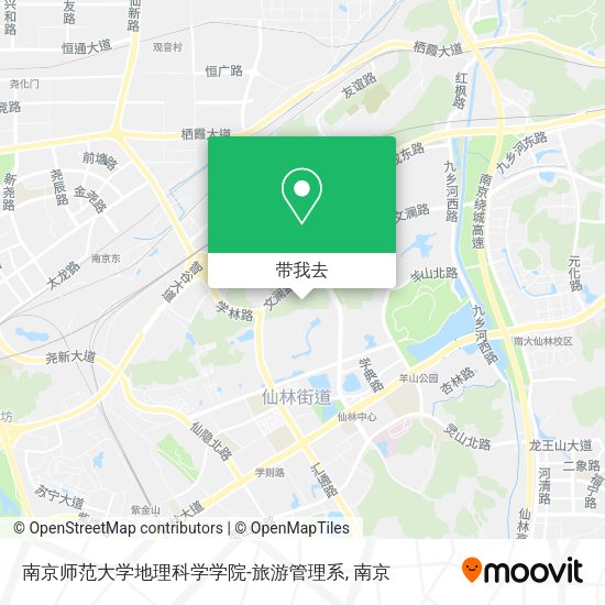 南京师范大学地理科学学院-旅游管理系地图