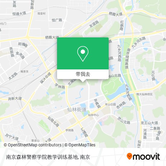 南京森林警察学院教学训练基地地图