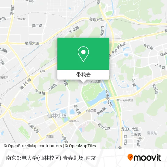 南京邮电大学(仙林校区)-青春剧场地图