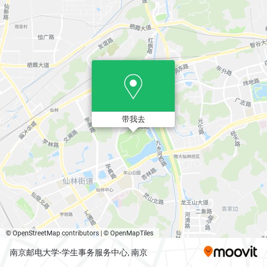 南京邮电大学-学生事务服务中心地图