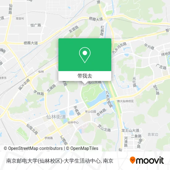 南京邮电大学(仙林校区)-大学生活动中心地图