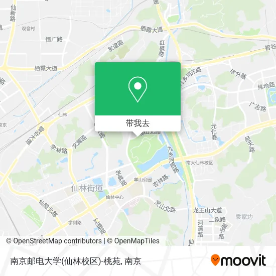 南京邮电大学(仙林校区)-桃苑地图