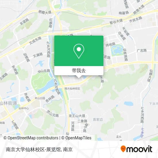 南京大学仙林校区-展览馆地图
