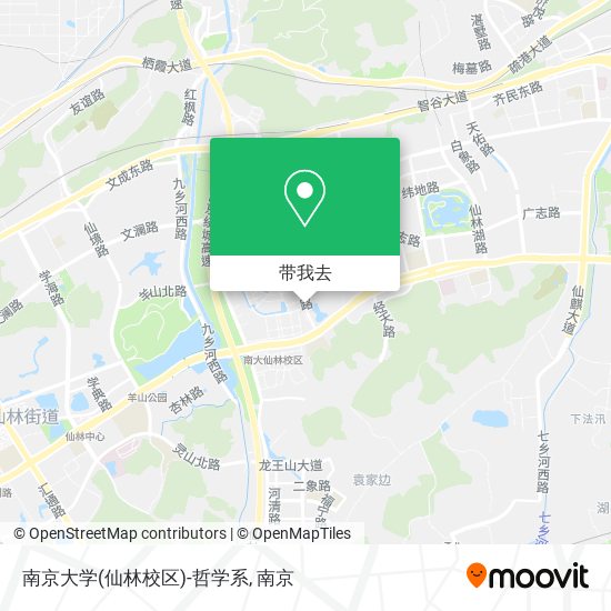 南京大学(仙林校区)-哲学系地图