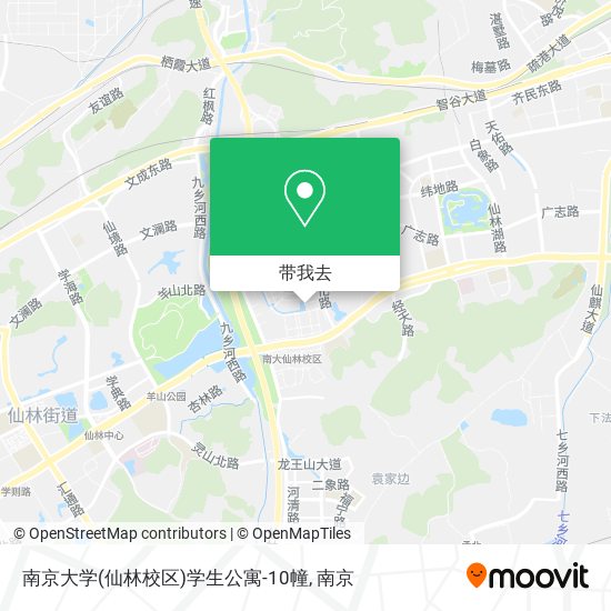 南京大学(仙林校区)学生公寓-10幢地图