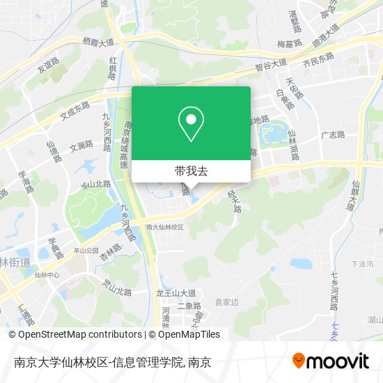 南京大学仙林校区-信息管理学院地图