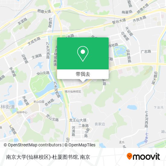 南京大学(仙林校区)-杜厦图书馆地图