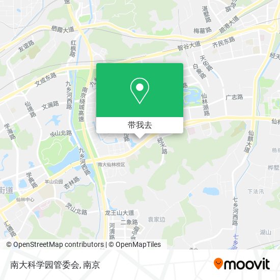 南大科学园管委会地图