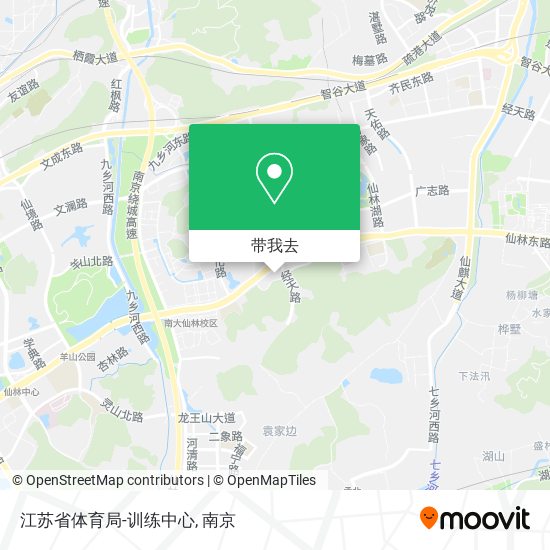 江苏省体育局-训练中心地图